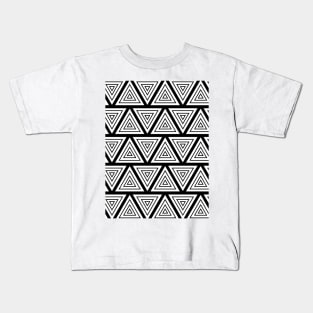 Triangular shaped seamless pattern Kids T-Shirt